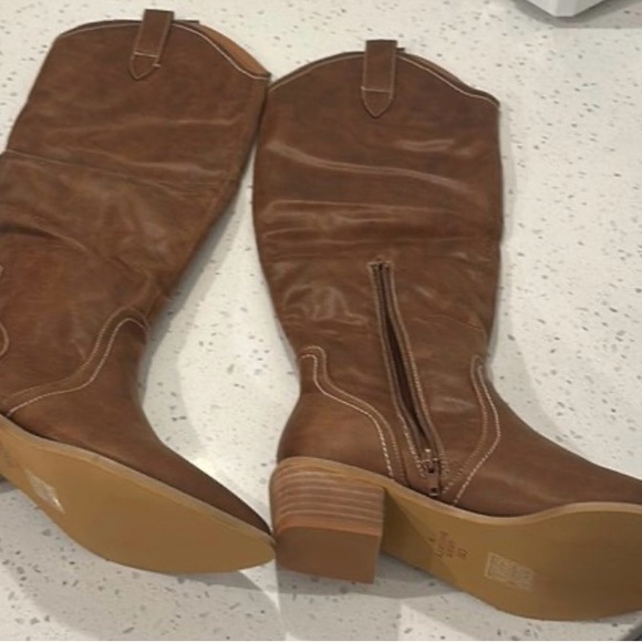 New Charlee Brown Knee High Boots - Picture 5 of 7